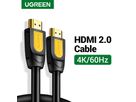 UGREEN HDMI 2.0 Cable 4K 10115 Male to Male, 1m, Black (6957303811151)