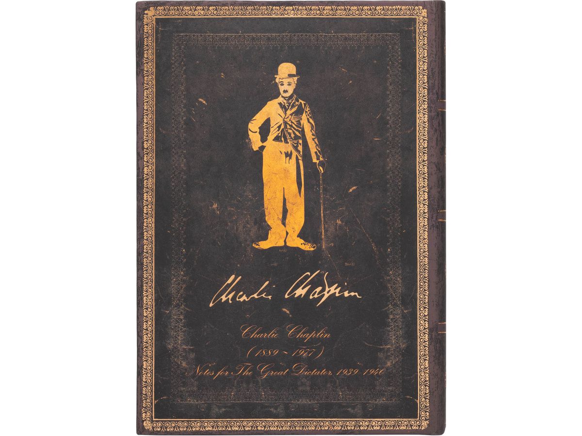 PAPERBLANKS Taccuino Charlie Chaplin PB7255-3 Midi,rigato,144 pagine (9781439772553)