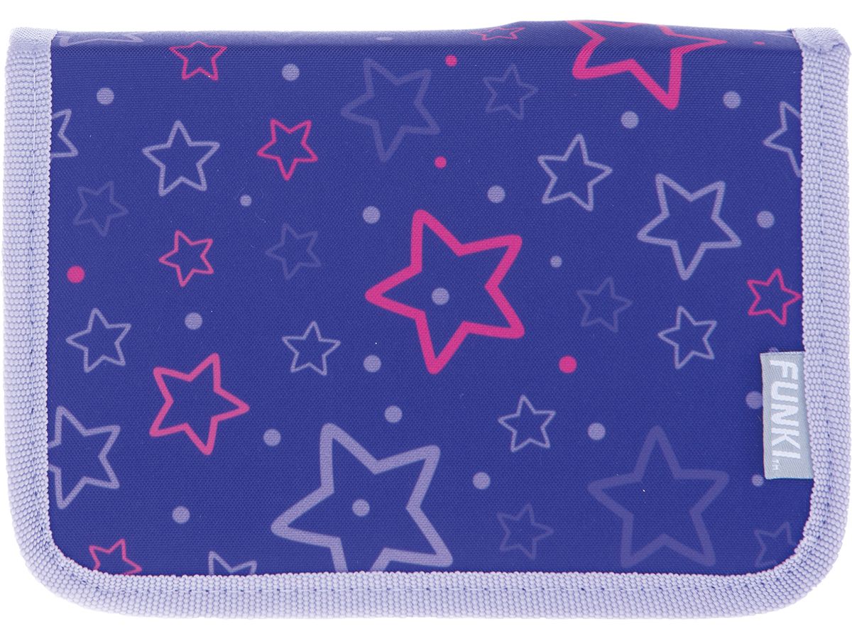 FUNKI Etui Purple Stars 6012.008 violet 23x14x4cm (7611468084223)