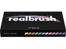 KARIN Real Brush Pen 0.4mm 33C7 Pigment, Pastel Colors (5904446031626)