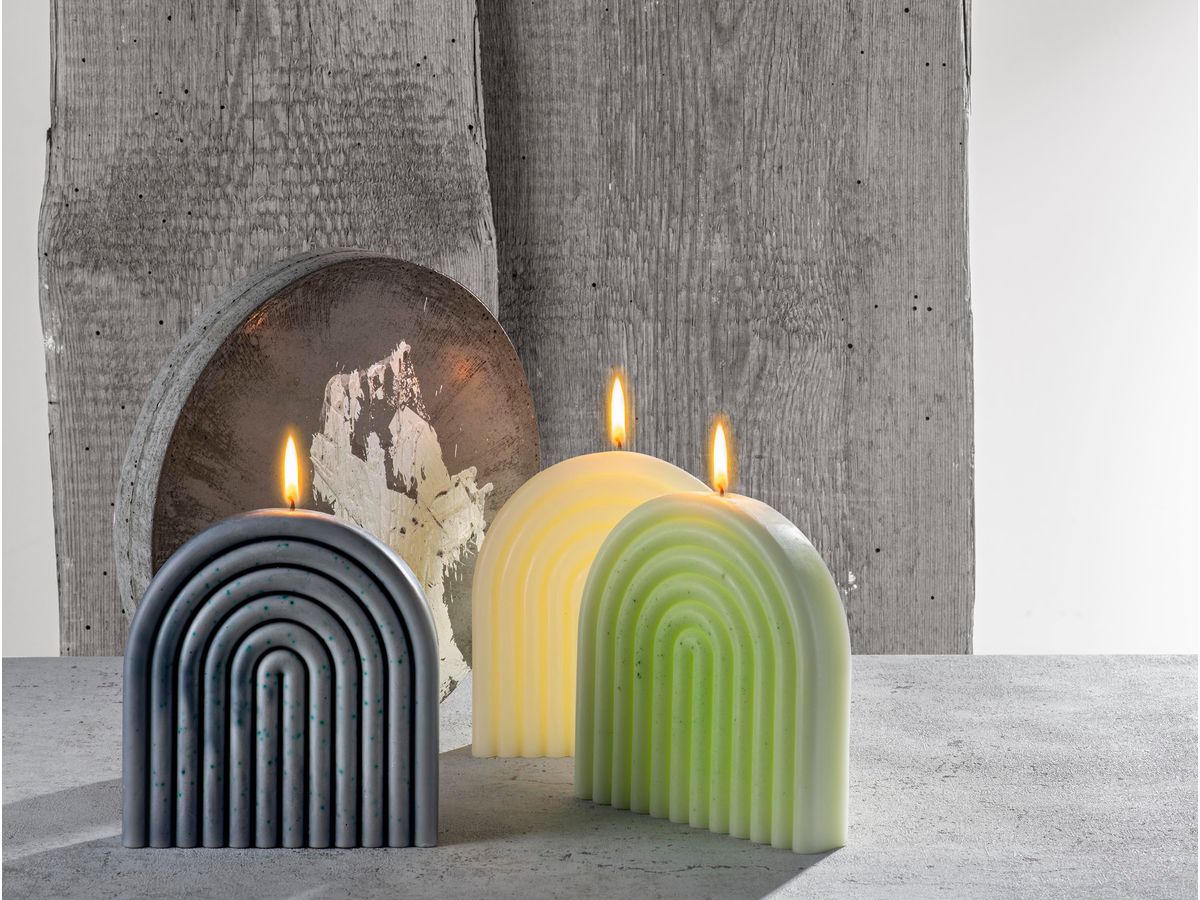 GLOREX Moule bougie 15x15x3cm 69732091 grand arc (7610877601717)