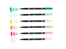 TOMBOW Dual Brush Pen ABT ABT-6PPEACHY Just Peachy 6 Stück (4003198106253)