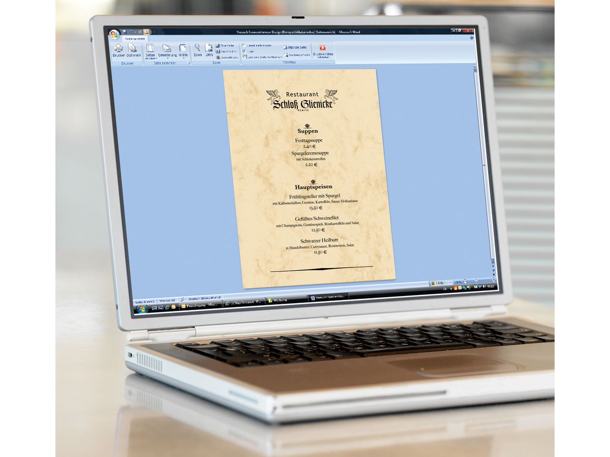 SIGEL Carta design Marmor A4 DP191 beige, 200g 25 fogli (4004360968655)