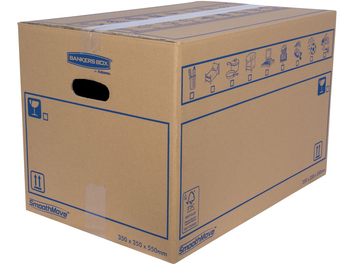 FELLOWES Umzugskarton SmoothMove 6207301 350x350x550mm (0043859732586)
