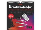 ALPHA EDITION Bastelkalender 2026 160646 schwarz 21x22cm (4069095006461)
