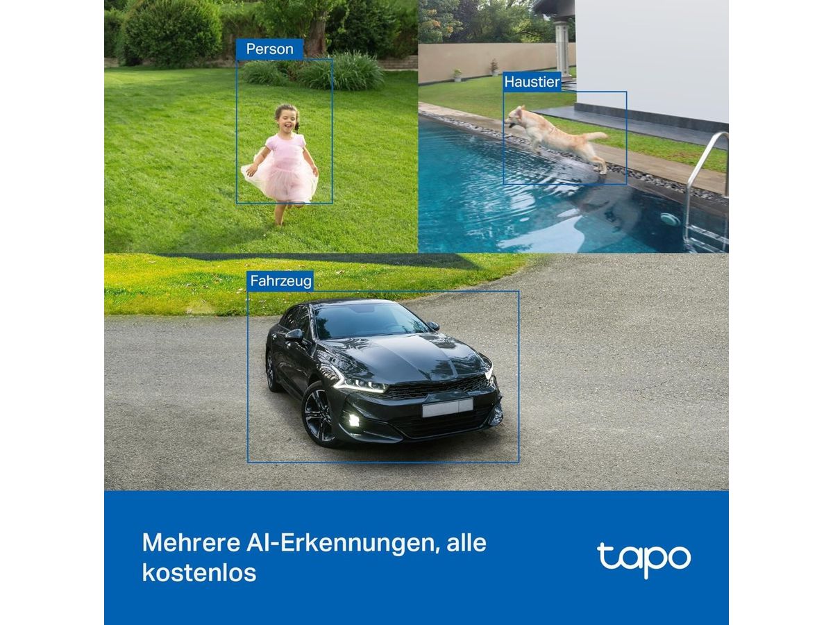 TP-LINK Smart Wless Security Camera Tapo C425 KIT incl. Solar Panel (8885020625684)