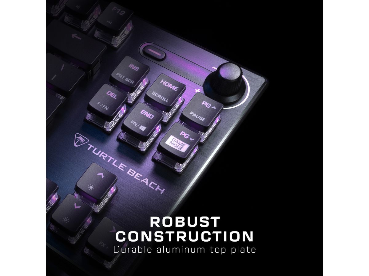 TURTLE BEACH Vulcan TKL RGB Keyboard TBK-2001-02-CH Mech., Linear Switch, CH (0731855220267)