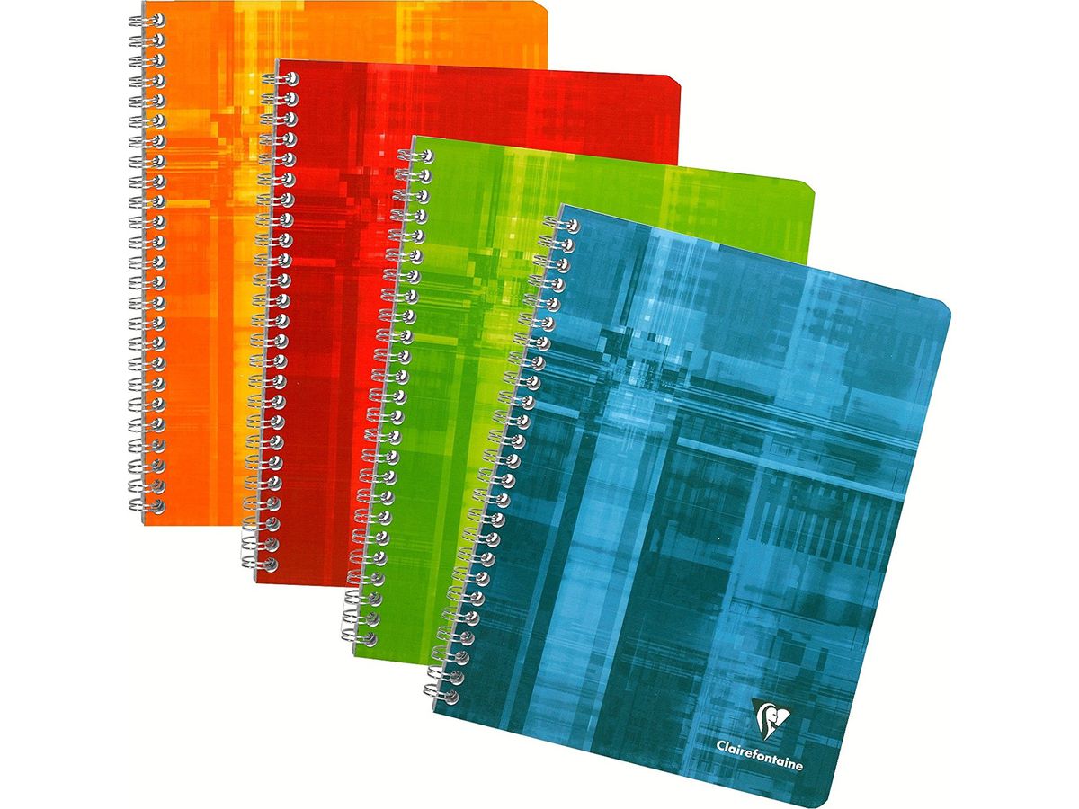 CLAIREFONTAINE Mosai Taccuino spirale 17x22cm 68761 c. colonne, ass. 90 fogli (3329680687613)