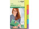 SIGEL TabMarker Notes HN205 6 Farben 98x148mm (4004360825439)