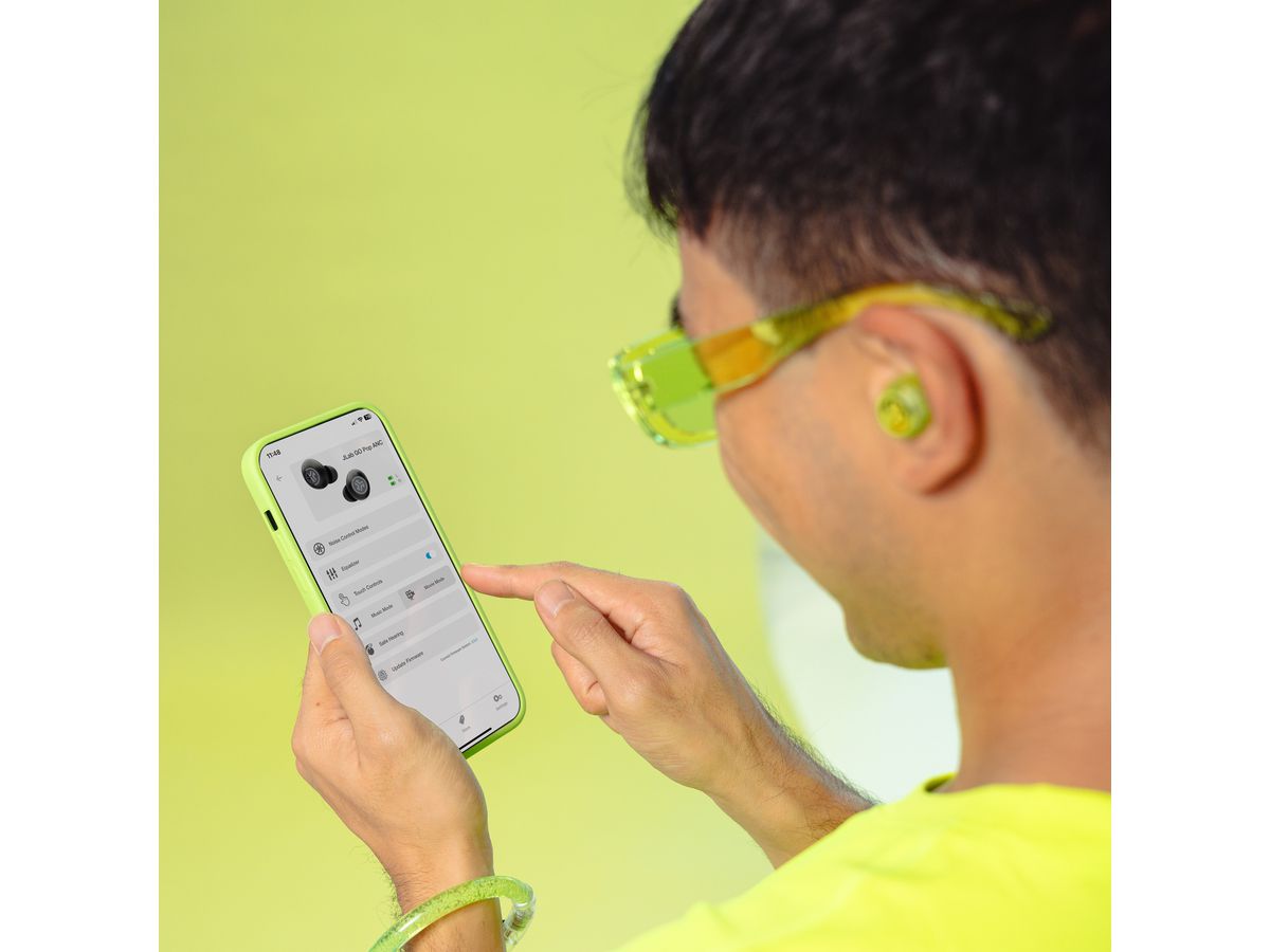 JLAB Go Pop ANC Earbuds IEUEBGOANCRTRAGRN124 True Wirel.Transp.Neon Green (0810119072955)