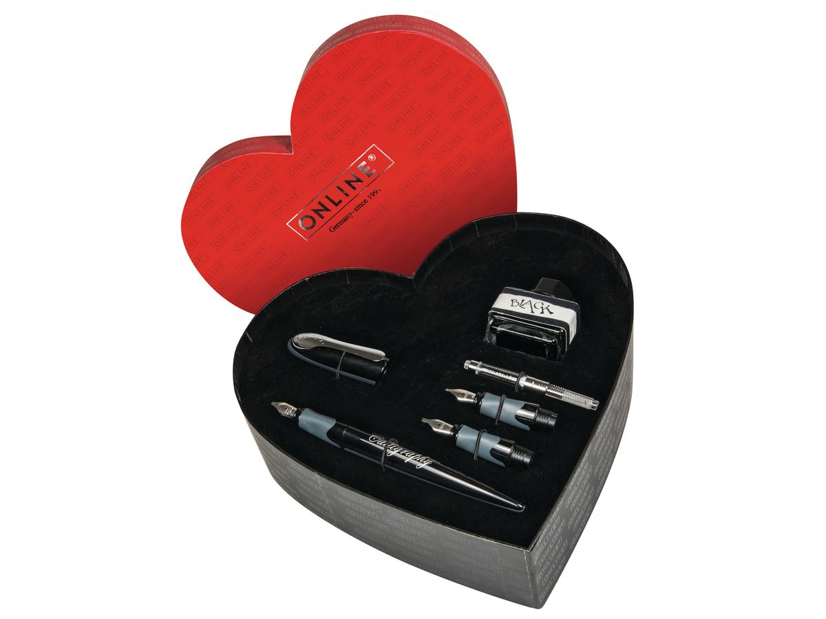 ONLINE Calligraphy Set Air 1.4mm 10033 Heart Box (4014421100337)