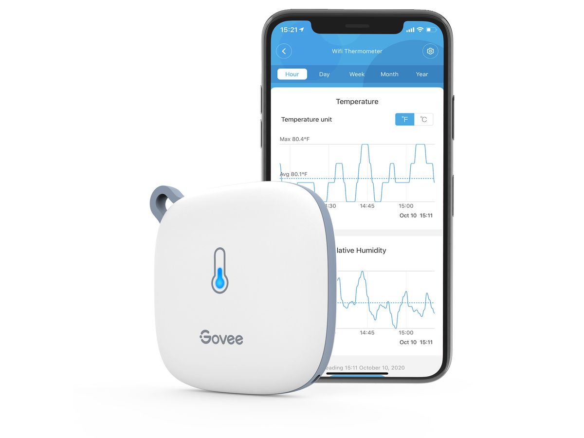 GOVEE WiFi thermometer hygrometer H5179001 bianco (6974316990024)