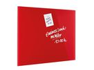 MAGNETOPLAN Design-Glasboard 800x600mm 13403006 rouge, magnétique (4013695057118)