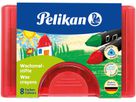 PELIKAN Wachsmaler Griffix 722942 8 Farben ass. Etui (4012700722942)