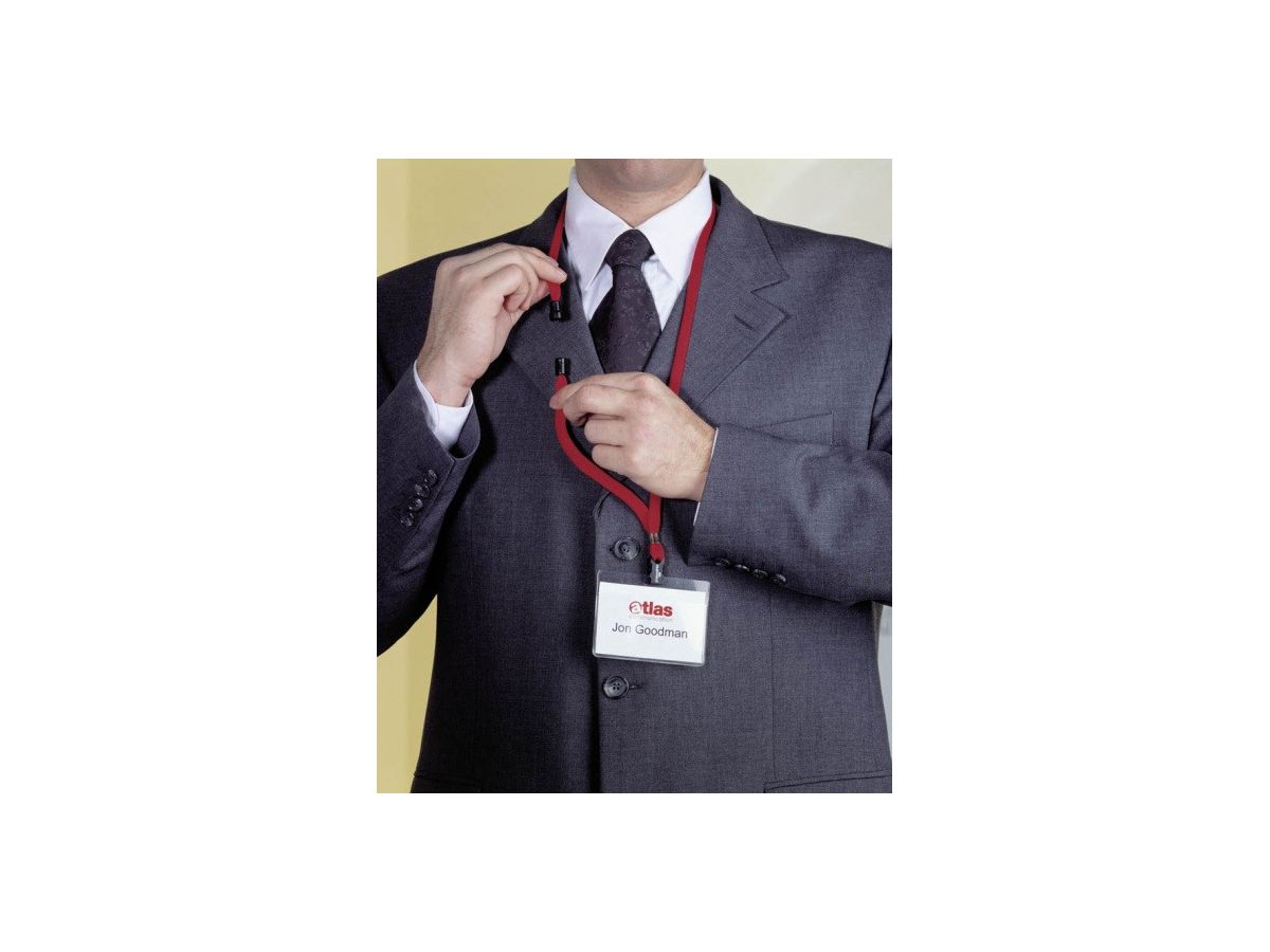 DURABLE Nastro tessile nero 811901 Sicherheitsverschluss 10 pezzi (4005546800042)