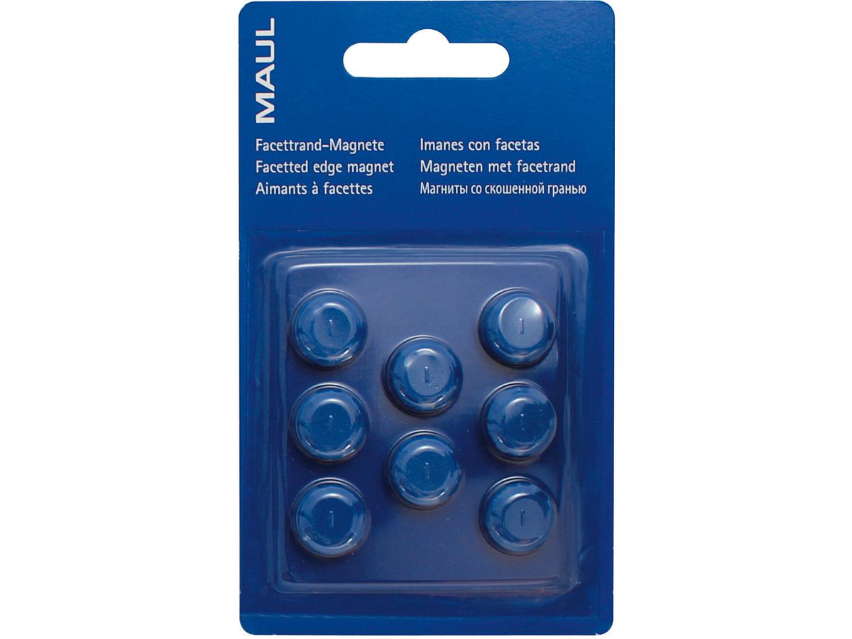 MAUL Aimant 15mm 2.65 bleu 8 pcs. (4002390027113)