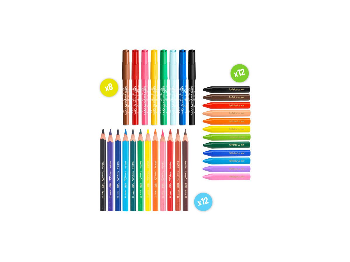 BIC Memory Game Kids 978221 Metal Box (3086123655430)