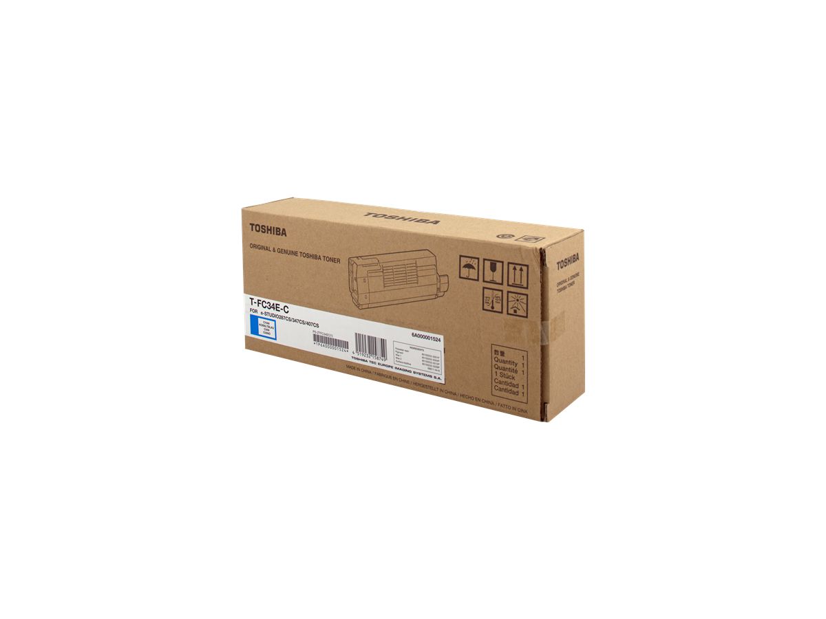 TOSHIBA Toner cyan TFC34EC E-Studio 287/407CS 11'500 S. (4519232158749)