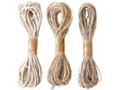 I AM CREATIVE Rubans de jute 2.5m 4087.12 assorti 3 pièces (7611983149667)