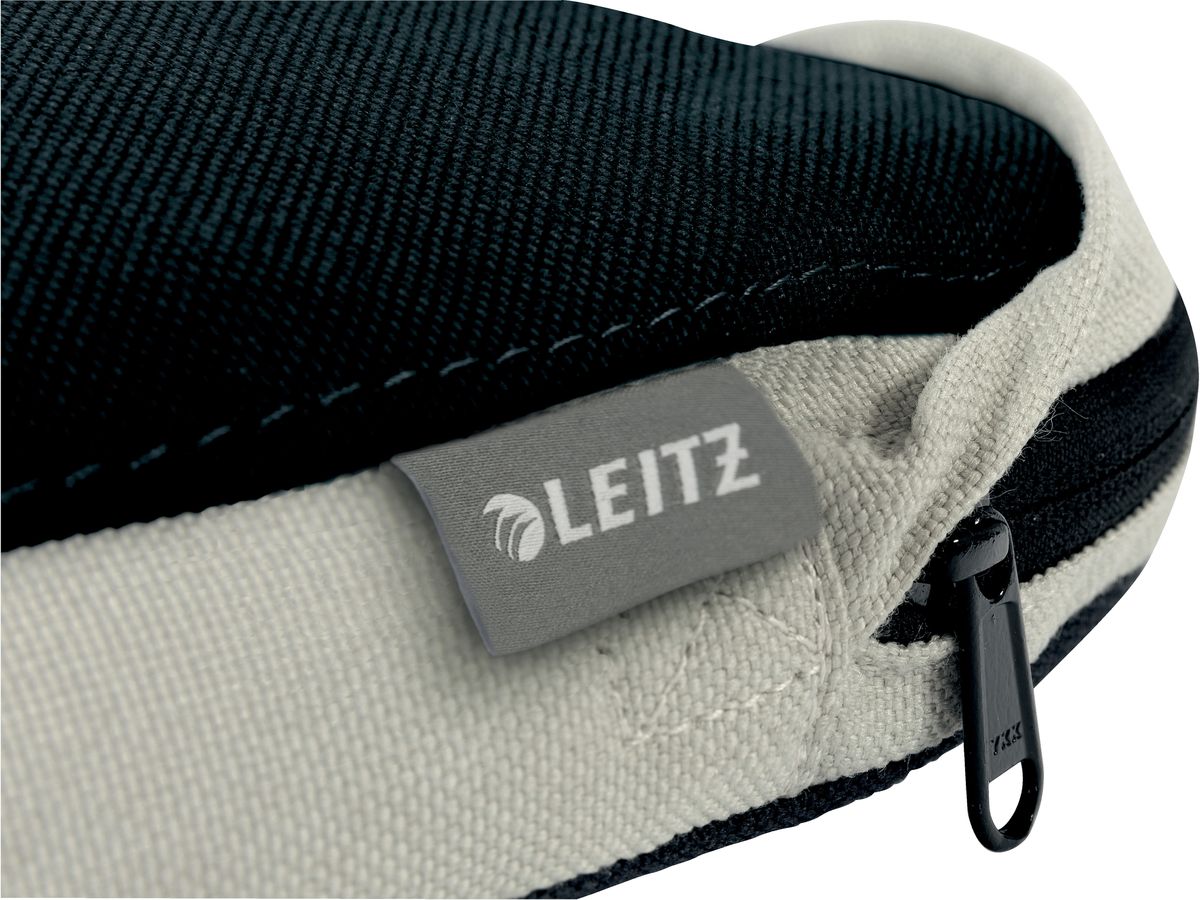 LEITZ Sitzkissen Ergo Active 6540-00-89 samtgrau mit Stoffbezug (4002432134731)