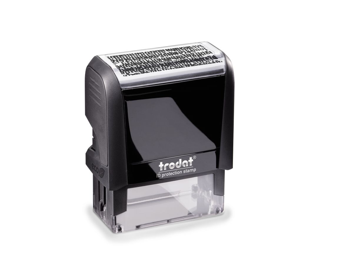 TRODAT Timbro Datenschutz 4912SECURE nero 47x18mm (9008056669531)