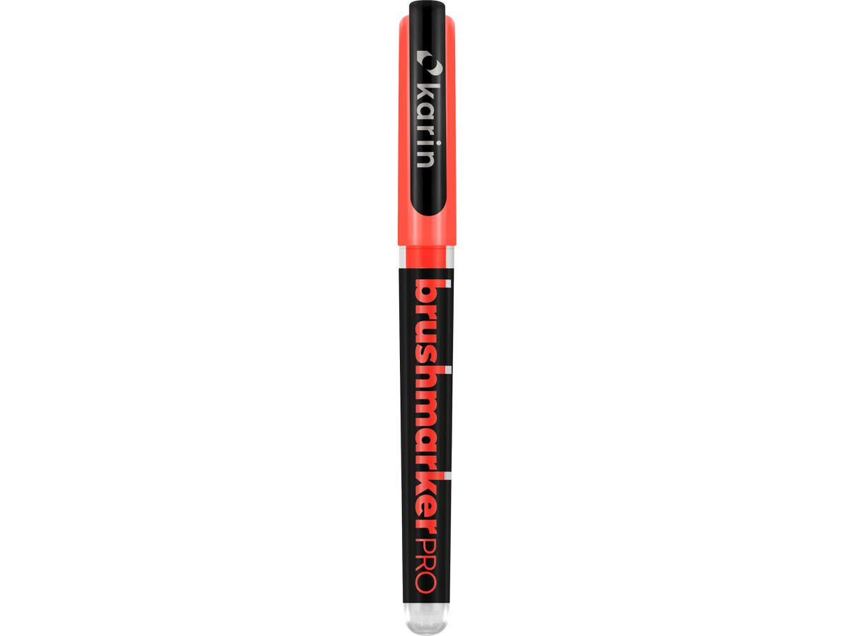 KARIN Brush Marker PRO neon 4020 27Z4020 orange red (5904446025892)