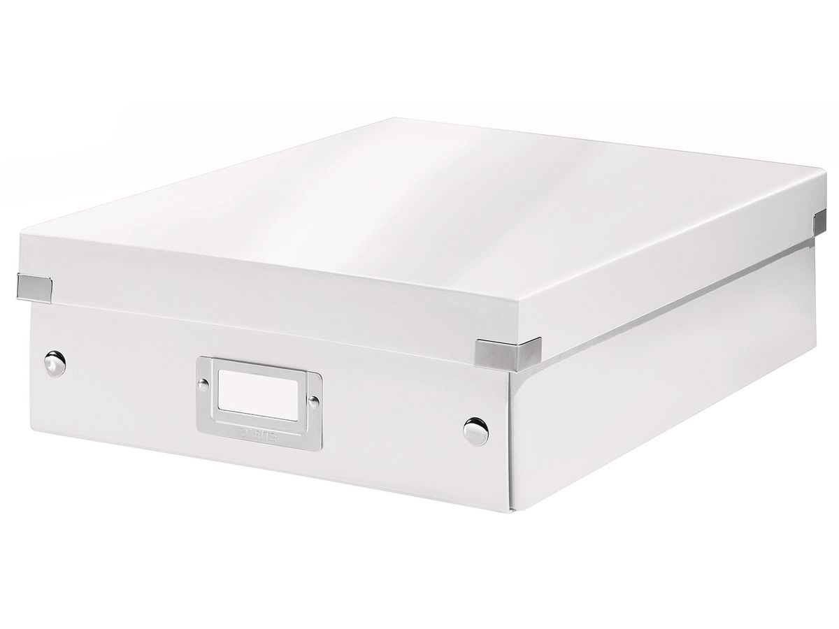 LEITZ Click&Store WOW Org.box M 60580001 weiss 281x100x370mm (4002432105120)