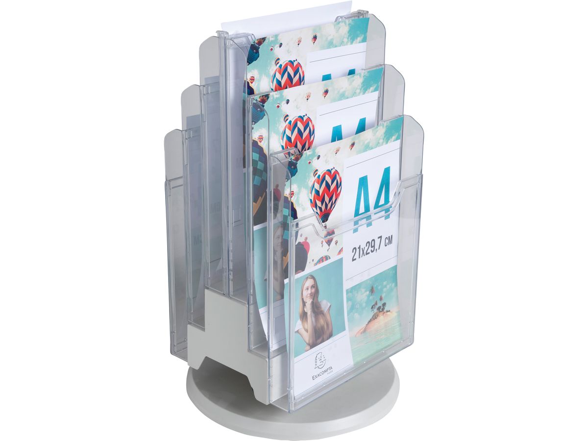 EXACOMPTA Tisch-Drehständer A4 60558D transparent (9002493103115)