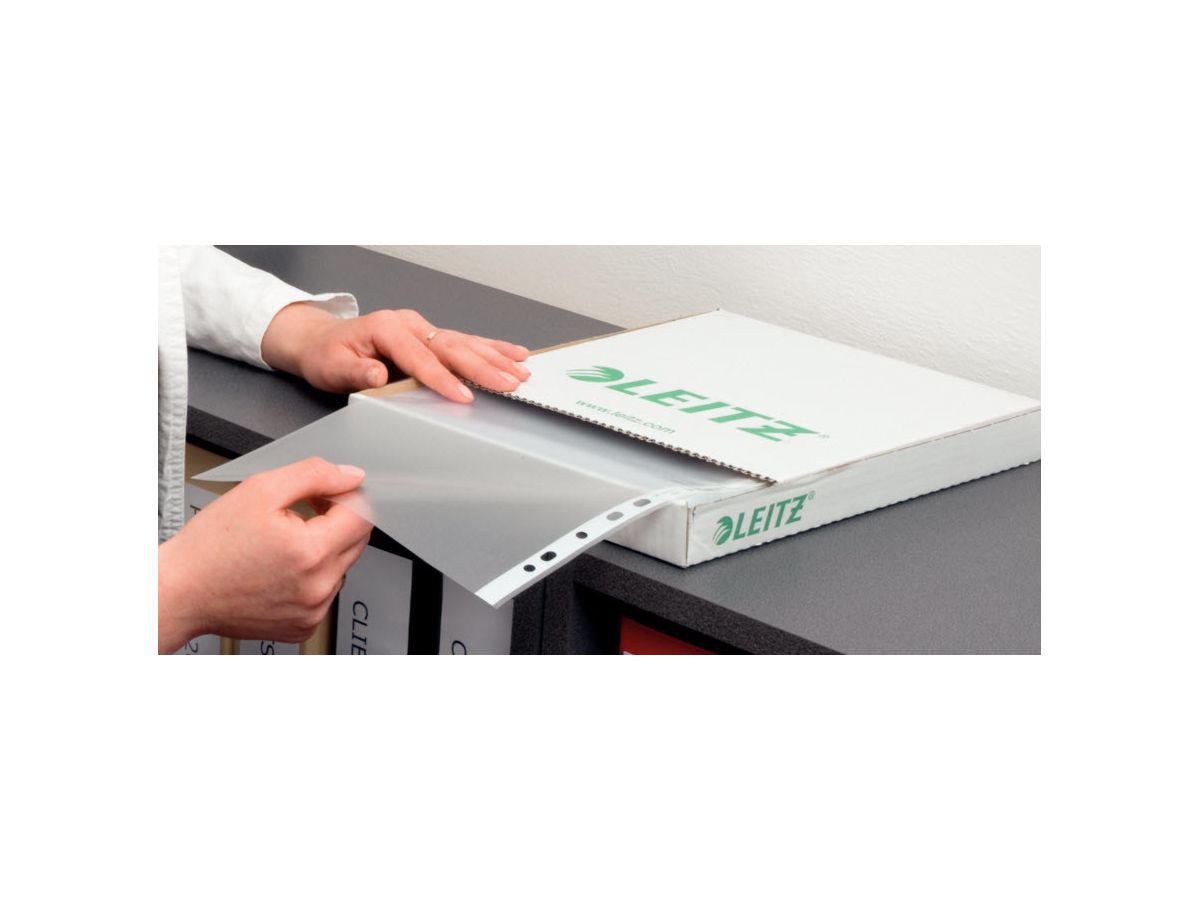 LEITZ Dossier PP A4 47000003 grana, 0,13mm 100 pezzi (4002432478620)