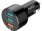 AUKEY Expedition CarCharger42W bl. CC-T11 3-Port,USB-type A QC3 (0608119197590)