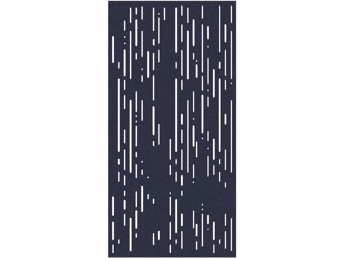 SUONO Cloison XL 120x240x1.2cm 1211.X12.4702 CURTAIN, LINES, bleu 2 pcs. (7640439763591)