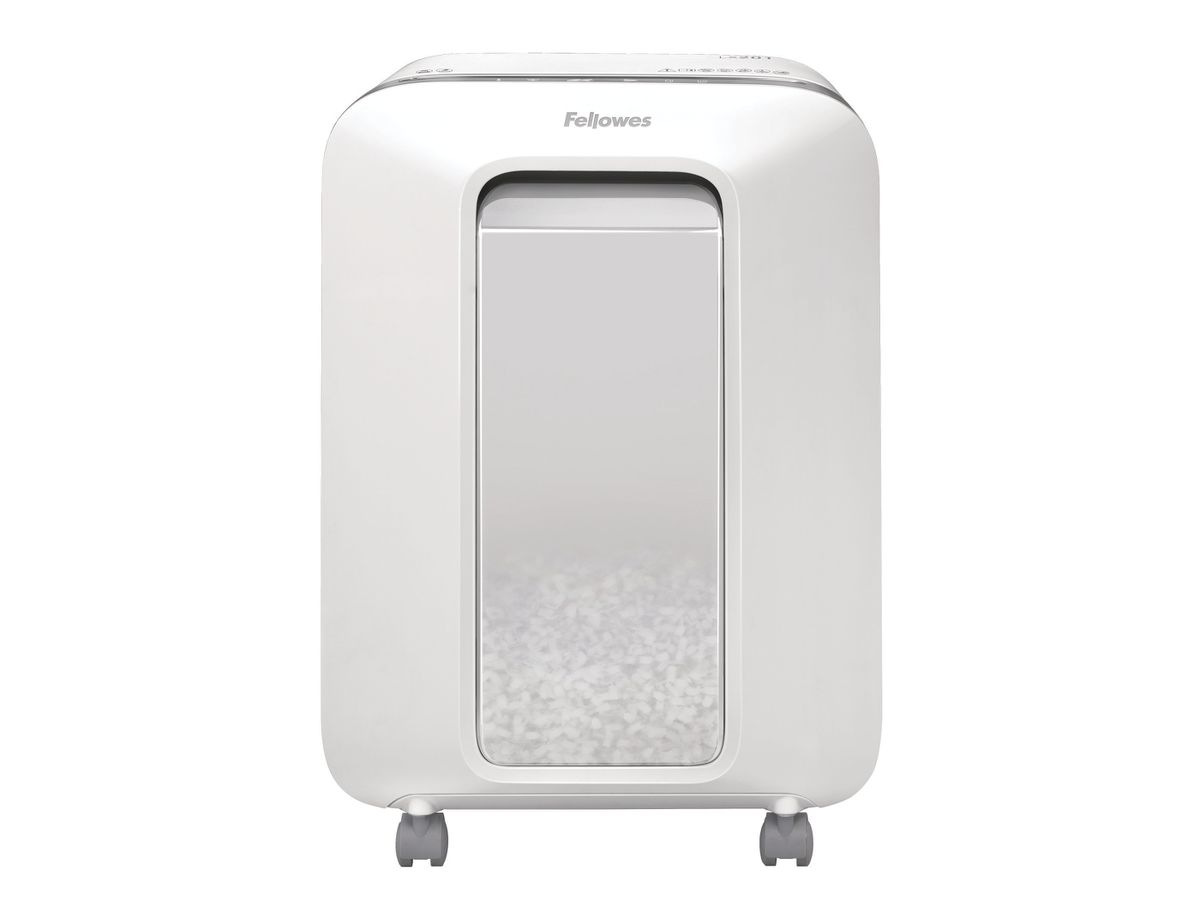 FELLOWES Aktenvernichter Powershred 5103801 LX201, weiss, P-5, 22lt (0043859755592)