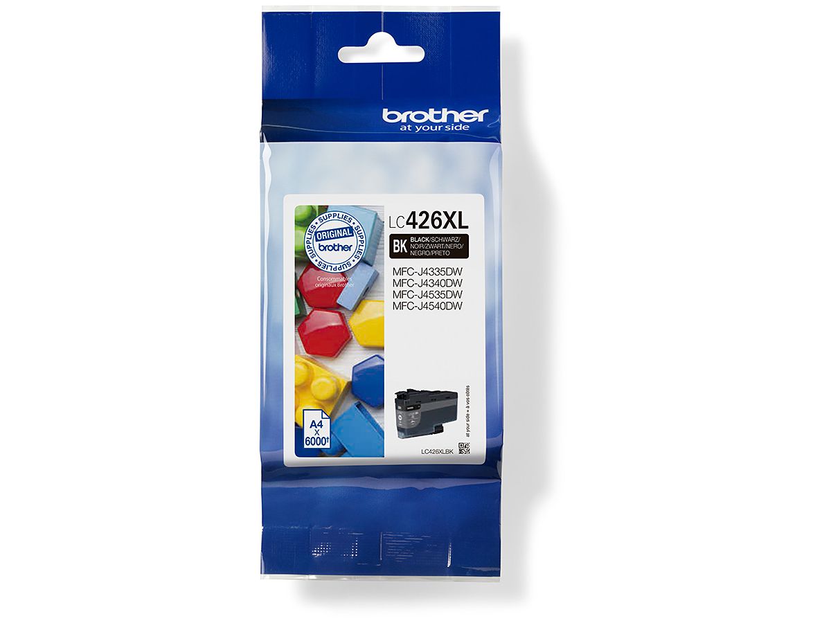 BROTHER Cart. d'inchiostro nero LC-426BK MFC-J4335 3000 pagine (4977766809474)