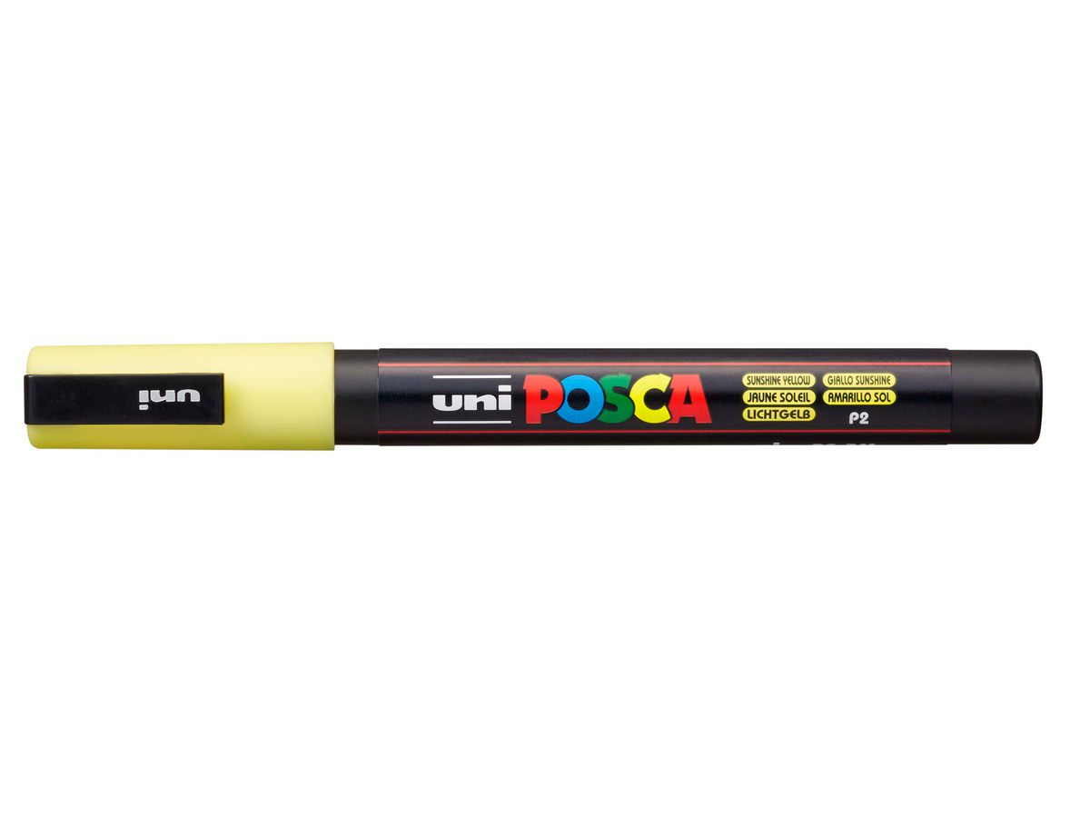 POSCA Marker 09-1.3mm PC3M_SUNSHINE YELLOW lichtgelb (4902778249284)