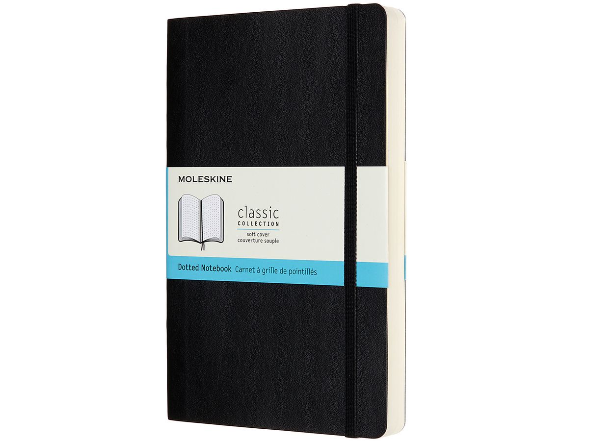 MOLESKINE Carnet SC L/A5 628073 pointé, noir, 400 pages (8058647628073)