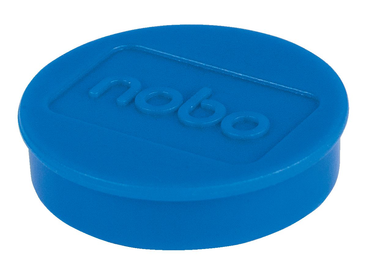 NOBO Aimant ronde 32mm 1915299 bleu 10 pcs. (5028252611213)