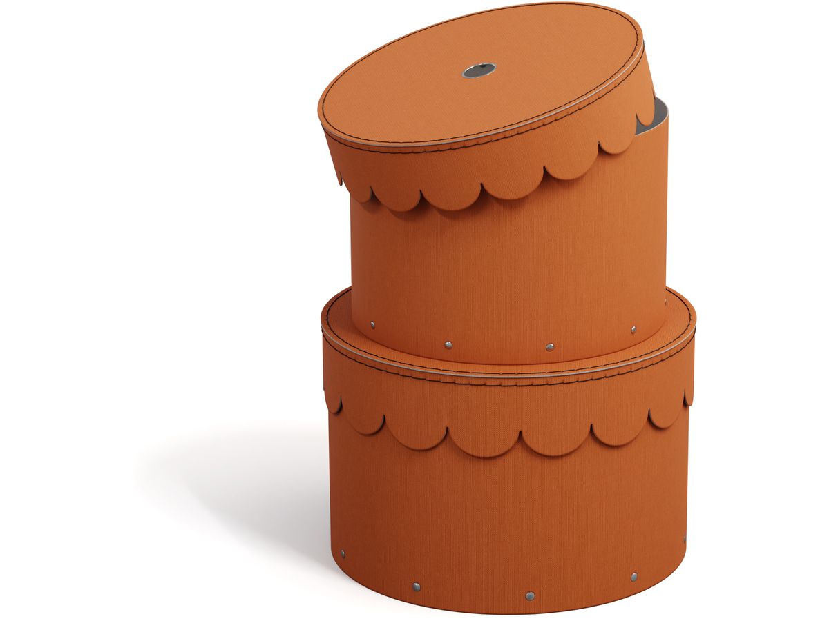 BIGSO BOX OF SWEDEN Scatola portaoggetti Wilma 988252207 terracotta 2er-Set (7330061084125)