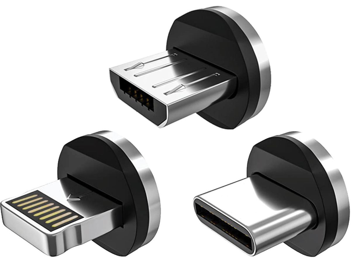STATIK Mag.Tip for Mag.Chargecables PUP-0135 1xLightn.1xUSB-C,1xMicro-USB (0853485006773)