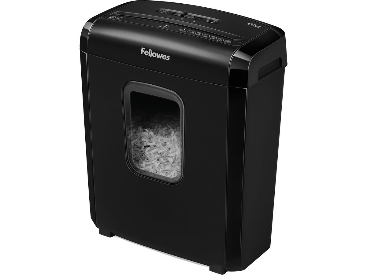 FELLOWES Destructeur doc Powershred 4631101 6M, P-4, 13Lt, noir (0043859743568)