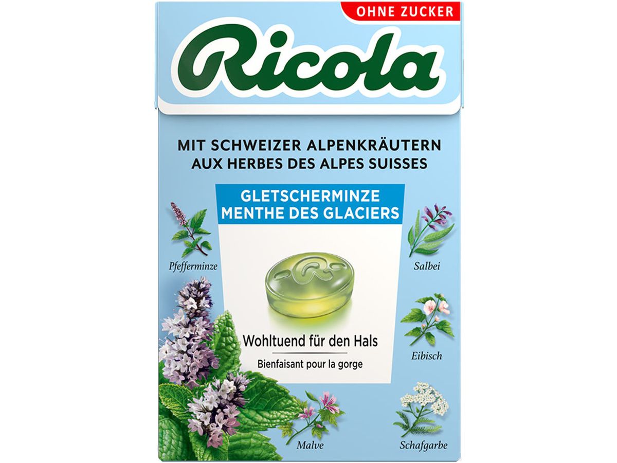 RICOLA Menta del ghiacciaio 2204 1x50g (7610700901151)