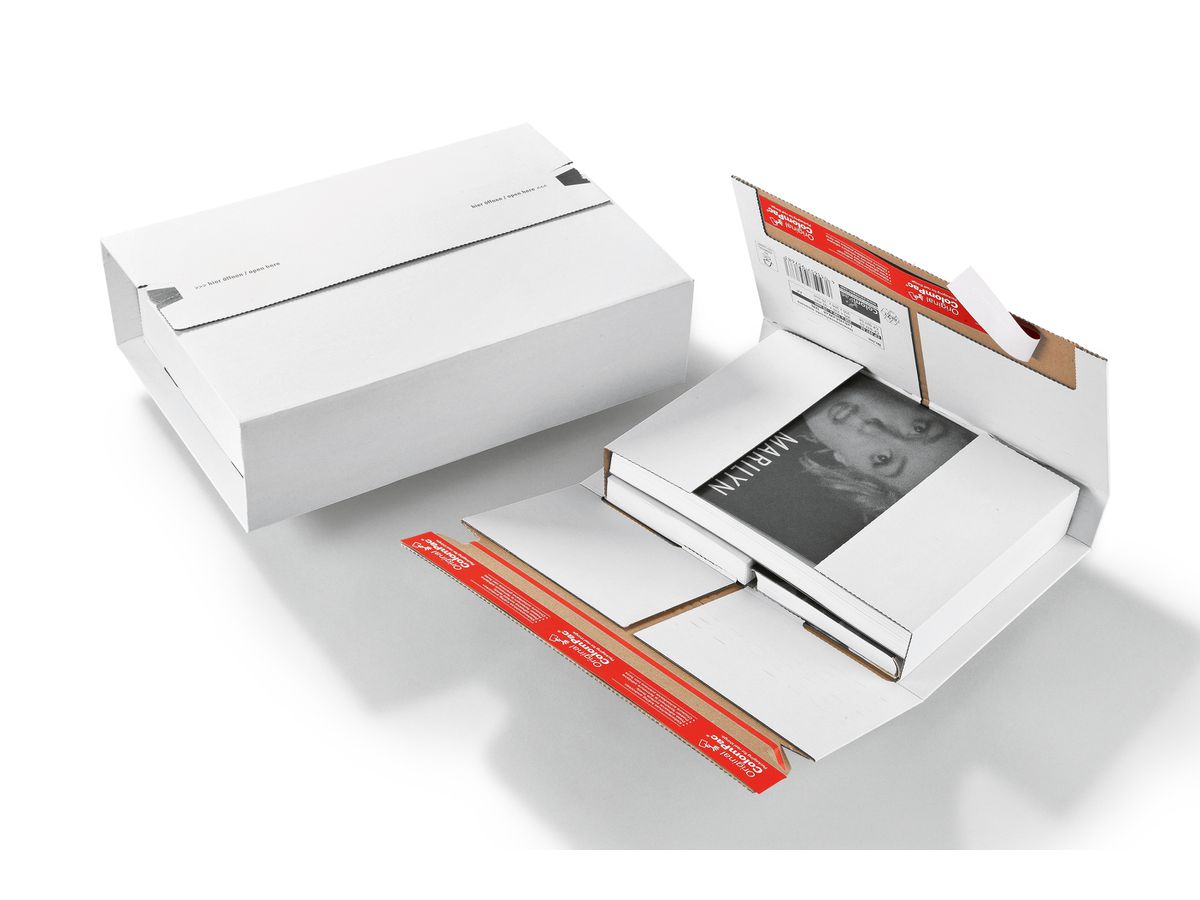 COLOMPAC Emballage univ. 2053520 350x260x70mm blanc 20 pcs. (4033657957744)