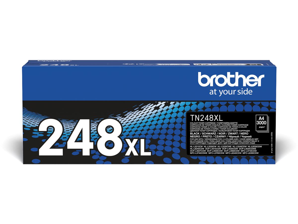 BROTHER Toner HY schwarz TN-248XLBK HL-L8240CDW 3000 Seiten (4977766821773)