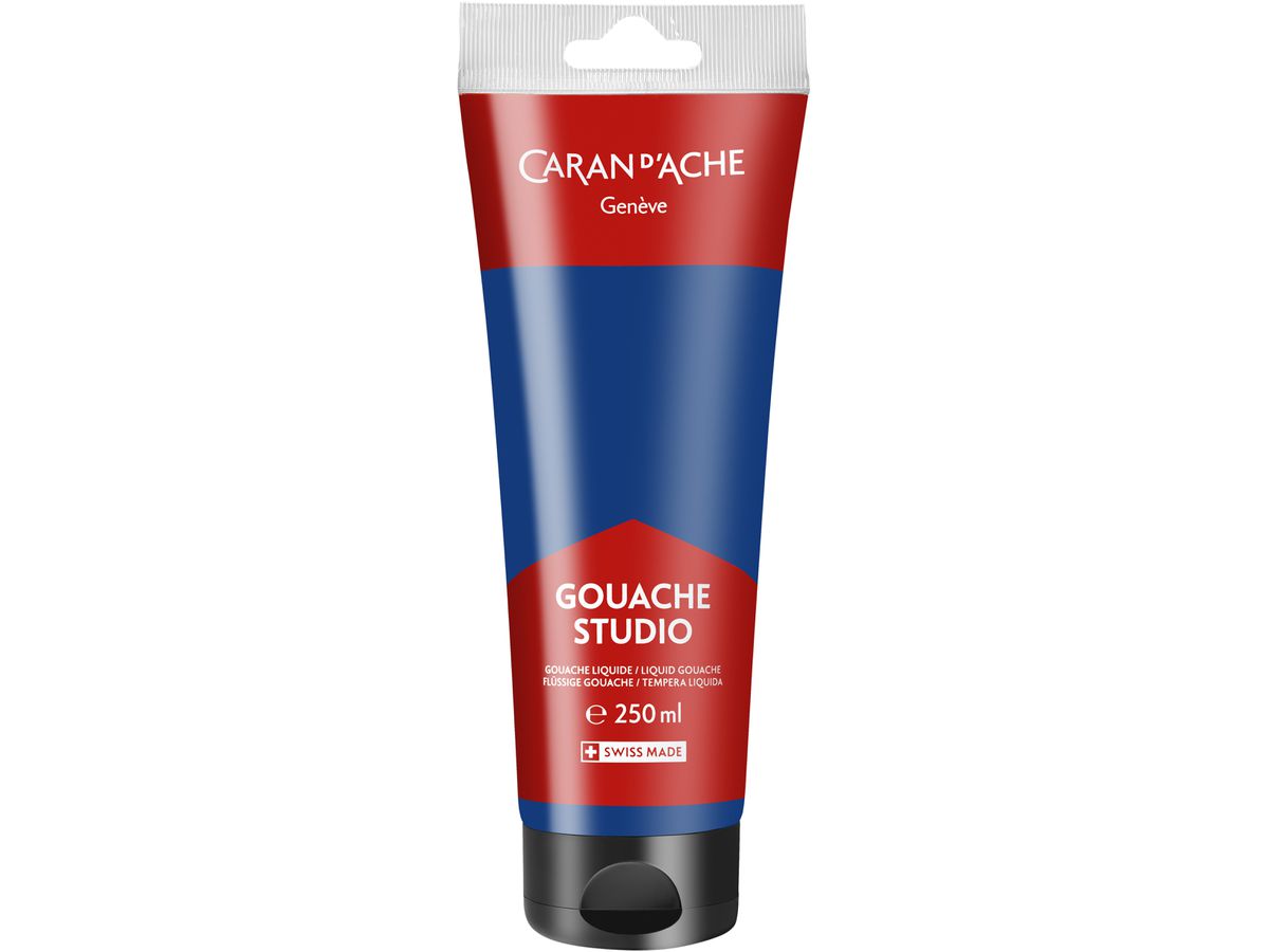 CARAN D'ACHE Colore opaco Gouache 250ml 2333.170 ciano, Studio (7630002358620)