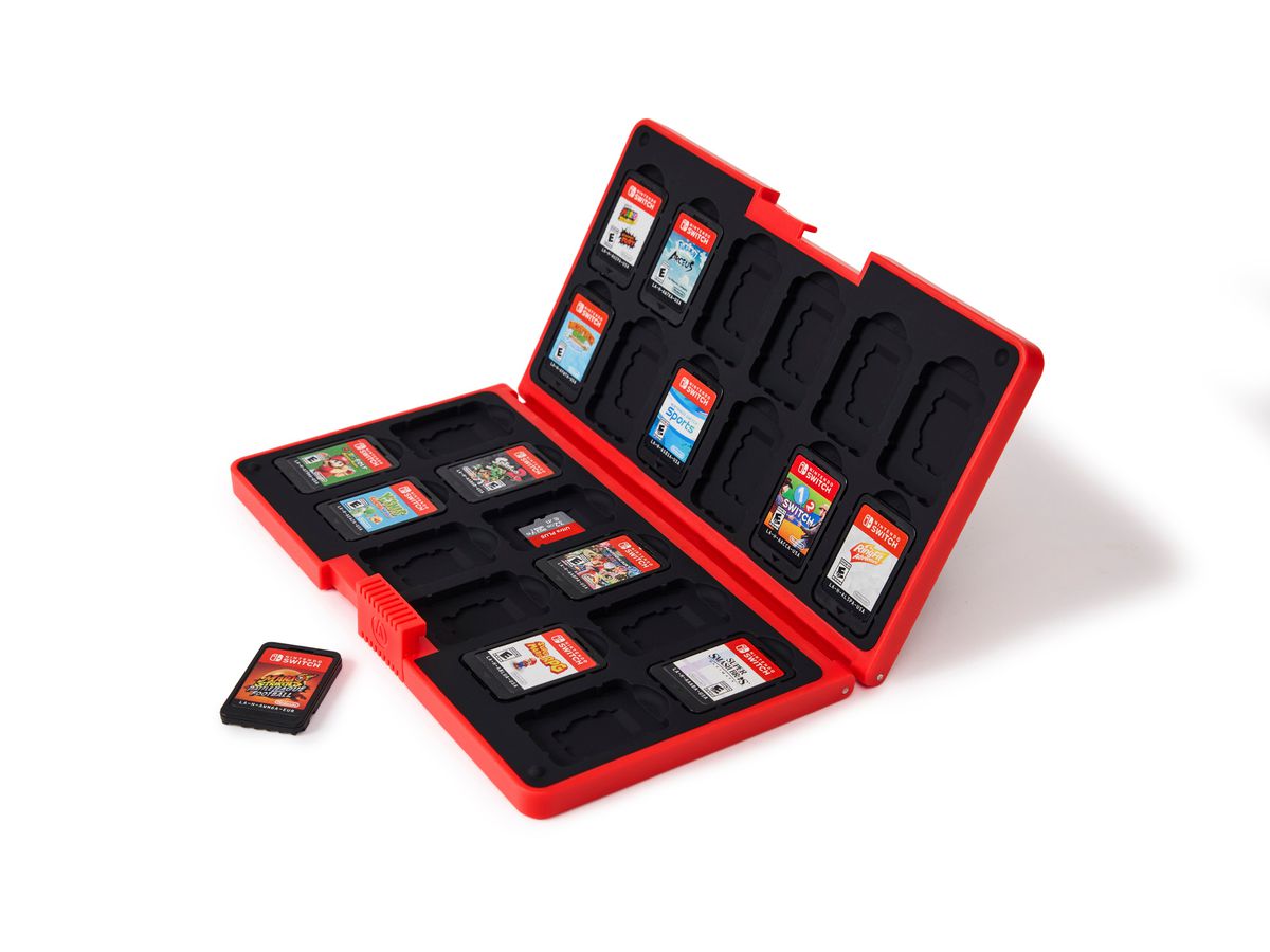 POWER A Card Case NSW Game XL NSCS0292-01 Heroes vs Villains (0617885092114)