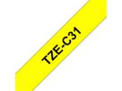 PTOUCH Band,lam.,fluor. schwarz/gelb TZe-C31 PT-300 12 mm (4977766691659)