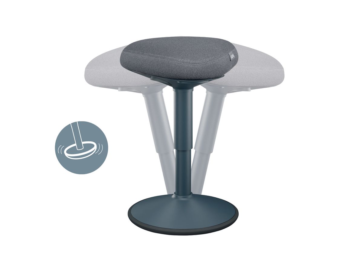 LEITZ Sgabello Ergo Activ 6544-00-89 grigio (4002432138418)