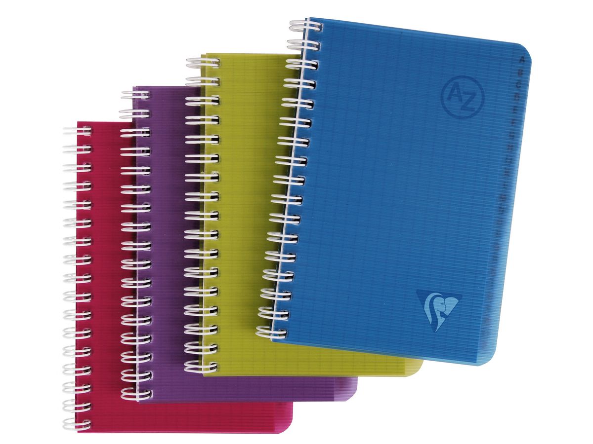 CLAIREFONTAINE LINICOLOR Cahier 9,5x14cm 329225 A-Z 50 feuilles (3329683292258)