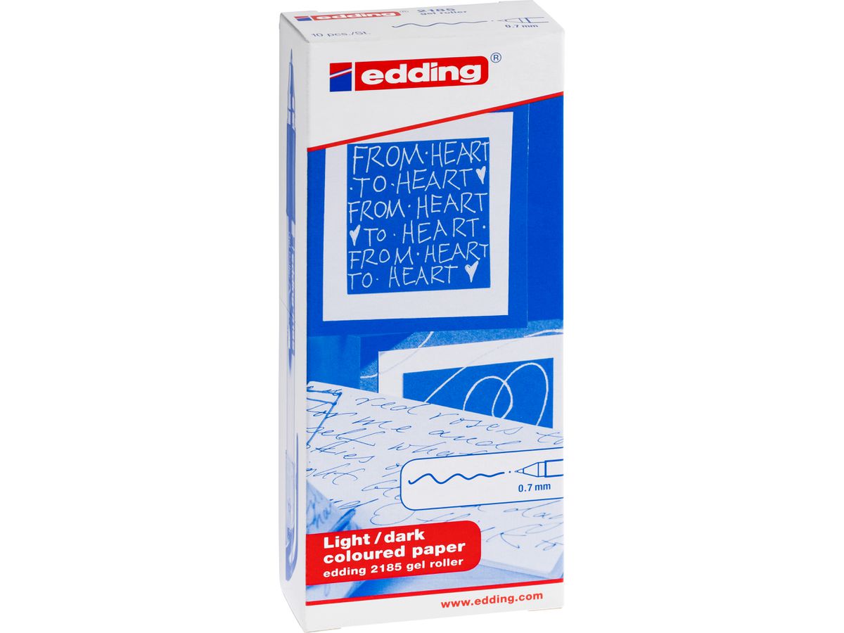 EDDING Gelroller 2185 000416-049 bianco (4004764961498)