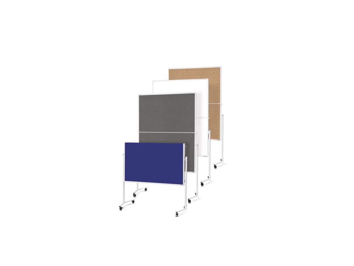 MAGNETOPLAN Tableau d.Présent. Feutre bleu 2111303 pliable 1200x1500mm (4013695033211)