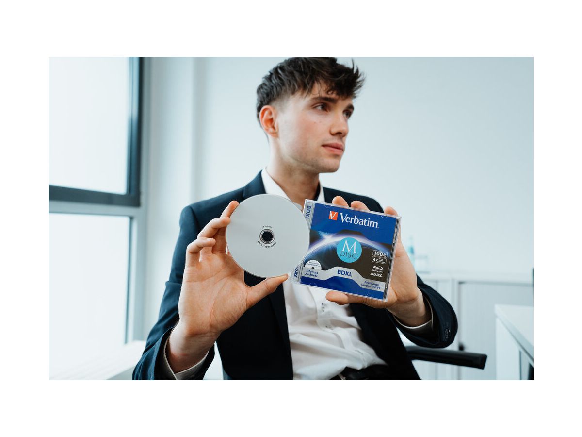 VERBATIM BD-R Jewel 100GB 43834 M-Disc IJ printable 5pcs (0023942438342)